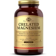 Solgar Chelated Magnesium, 250 Tablets - Supports Nerve & Muscle Function - Promotes Healthy Bones -