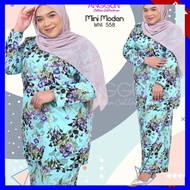 PLUS SIZE 3XL - 10XL DADA 46" - 60" BAJU KURUNG COTTON MINI MODEN SIZE BESAR ANGGUN COLLECTION RAYA 