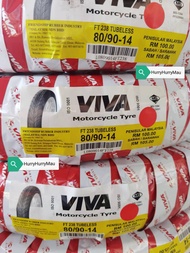 Viva FT238 70/90-14 OR 80/90-14 Tubeless Tyre (Bunga Diamond)