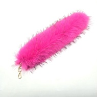 Imitation Fox Tail Key Chain 40cm Imitation Fox Tail Cross Fox Tail Female Bag Decoration Pendant Ba