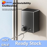 【AiBi Home】-Retractable Clothesline Stainless Steel Pull-Out Clothes-Drying Machine Rope Space-Saving Clothes Drying Rack