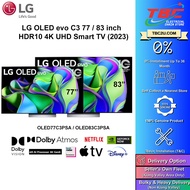 (COURIER SERVICES) LG 77" - 83" OLED evo C3 120HZ DOLBY VISION &amp; HDR10 4K UHD SMART TV | OLED77C3PSA OLED83C3PSA