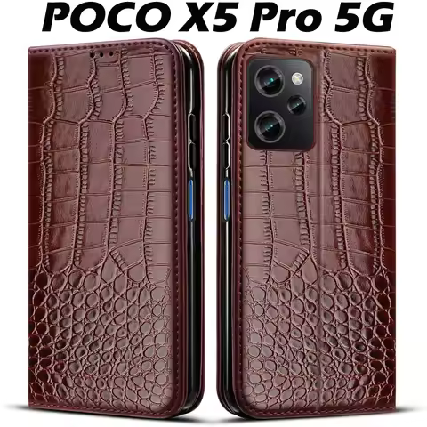 For Poco X5 Pro 5G Case For Xiaomi Poco X5 Pro Cover Funda wallet flip leather case For Poco X5 Pro 