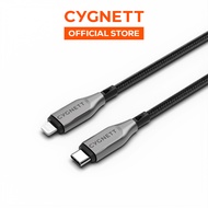 CYGNETT Lightning to USB-C Fast-Charging Cable 30W (50cm/1m/2m/3m)