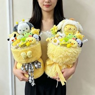 帕恰狗 畢業 情人節 花束 公仔 pc狗 pochacco 送禮 生日 禮物 週年 紀念 生日禮物 畢業花束 布丁狗 布甸狗 pompompurin