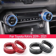 EAZYLIVING 2Pcs Car AC Climate Control Knob Trim Button Cover Auto Accessories Control Knob Cover Fo