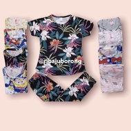 BORONG BAJU BUDAK FULL PRINTED SET GIRL - 12PASANG BRAND IKIDS