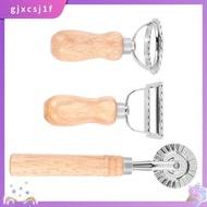 3Piece Ravioli Pasta Cutter Set, Ravioli Stamp Maker with Wooden Handle Ravioli Maker Pasta Cutter f