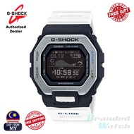 [OFFICIAL CASIO WARRANTY] Casio G-Shock GBX-100-7 Sport G-Lide Mobie Link Bluetooth White Strap Watc