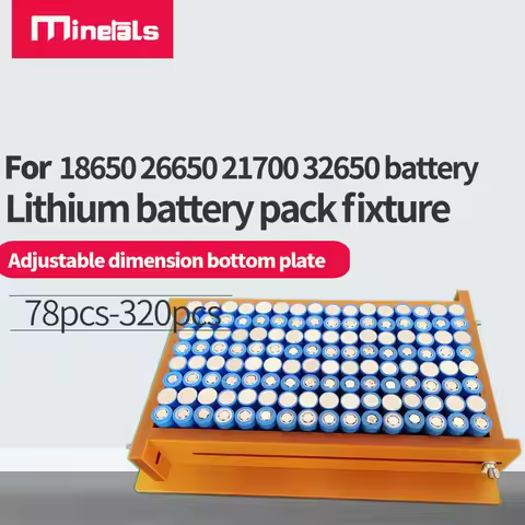 18650 Battery Lithium Battery Pack Fixture for 18650 21700 32650 26650 Cylindrical Battery Welding F