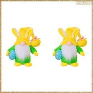 [K O G X] 2X Cute Easter Gnome Gift, LED Light Up Gnome Lamp with Hat, Gnome Indoor Decorations for 