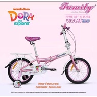 Family Violet Children's Folding Bike