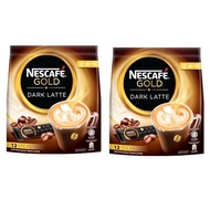 offer! NESCAFE Gold Dark Latte (12 Sticks, 34g x 2 packs)