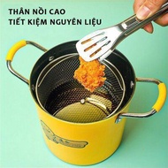 Induction cooker deep fryer, multi-function yellow duck mini deep fryer, with filter