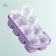 EPMN&gt; 1Pc 8 Cell Food Grade Silicone Mold Ice Grid With Lid Ice Case Tray Making Mould Ice Storage Box Reusable DIY Kitchen Gadget new