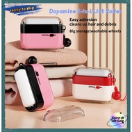 【Dopamine 2-in-1 Lint Roller】Mini Washable | Strong Adhesive for Fur and Debris on Furniture