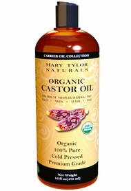 Organic Castor Oil (16 oz) USDA Certified, Cold Pressed, Hexane Free, 100% Pure, Amazing Moisturizer