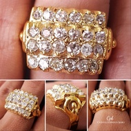 New Cincin Emas 7.20 Gram Berlian Banjar 1.90 Carat Fashion Wanita