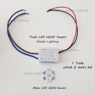 MATA Cree led eyes 1w 2w and driverTrafo for H230 H231 wall lamp