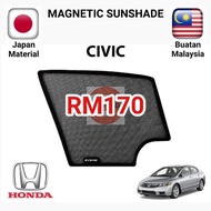 Honda Civic FD 2006-2011 Premium Magnetic Sunshade (2/4 pcs)