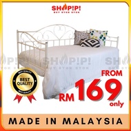 Shopipi DAY BED SINGLE METAL BED FRAME/KATIL BESI/SOFA BED/DAYBED