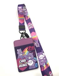 CAR BEAR ppp  สายคล้องคอ สายคล้องบัตร ที่ใส่บัตร ซองใส่บัตร ที่ใส่บัตร พร้อมสายคล้องคอ ลาย แคร์แบร์ 