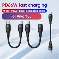 PD 60W Type C to Type C Fast Charging Cable 98KY 25CM USB C Data Cord   for Power Bank Phone Portabl