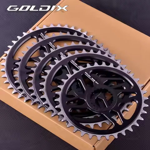GOLDIX 0mm Offset MTB Chainring Round Narrow Wide Teeth Sprocket For Shimano XT M7100 M7120 M7130 M8