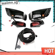 Plastic Golf Cart LED Headlight and Tail Light Kit for Club Car EZGO TXT Golf Cart Accessories