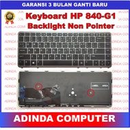 Keyboard HP ELITEBOOK 840 G1 840-G2 840-G3 850-G3 750-G1 840-G2 850-G1 Backlight Non Pointer