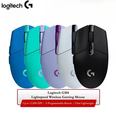 Logitech G305 G304 Wireless Mouse, Budget G PRO Style, Same Hero Sensor, LIGHTSPEED for Lag-Free Gam