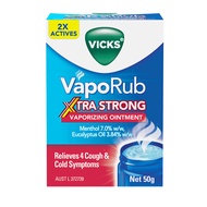 Vicks VapoRub Extra Strong (25g / 50g) - Concentrated Vapor Ointment for Cold & Cough Relief
