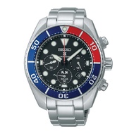 [Watchspree] Seiko Prospex and PADI Solar Diver's  Chronograph Silver Stainless Steel Band Watch SSC795J1