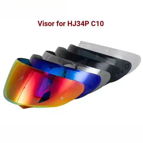 For HJC HJ-34 P HJ34P C10 Helmet Visor Lens Motorcycle Helmet Replacement Shield WindShield Motorcyc