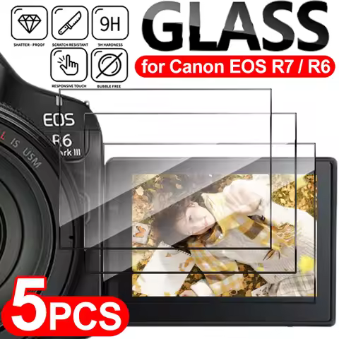 Screen Protector for Canon EOS R7 / R6 Mark III/EOS R6 Mark II/EOS R6 Camera Tempered Glass Protecti