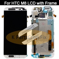 For HTC ONE M8 LCD Display Touch Screen Digitizer Assembly 1920x1080 Mobile Phone Replacement Repair Parts For HTC M8 LCD