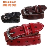 belt for women belt for woman belt for kids girl Pure Cowhide Belt Ladies Belt Pin Buckle Fashion Gi