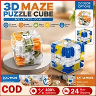3D Maze 3x3 Cube with Steel Ball Rolling Puzzle Maze Cube Children Kids Labyrinth Creative Puzzle Cu