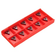 【CAMILLES】10Pcs TCMT 731 Carbide Insert C6 Grade For 1/4 & 5/16'' Turning Tools 2mm 10mm