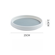 SG Seller] Net Red 360 Degree Rotating Fashion Acrylic Transparent Cosmetic Storage Box Desktop Dres