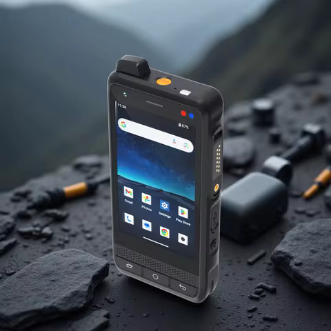 UNIWA F400 Zello POC Walkie Talkie Global 4G Rugged PDA Android 15 4 Inch 4GB+64GB 2.5W Big Speaker 