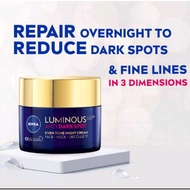NIVEA Luminous630 AntiDark-Spot Even Tone Night Cream 50ml-EXP 07/26