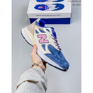 Kith x New balance 990 V3 "Daytona" casual jogging shoes white blue pink M990KH3