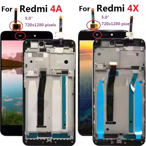 For Xiaomi Redmi 4A 4xLCD Display Touch Screen Digitizer Assembly With Frame 4A Pro Display Replacem