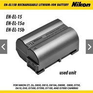 [SG]Nikon En-El15a Original Battery D850 D810 D800 D780 D750 D610 D7500d7200 Rechargeable Lithium-Ion Battery