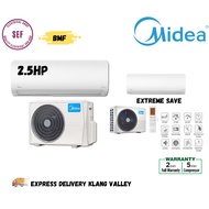 [DELIVERY KLANG VALLEY ONLY] MIDEA AIR CONDITIONER 2.5HP INVERTER XTREME SAVE MSXS-25CRDN8
