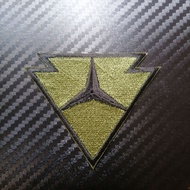 3ID embroidered logo patch with velcro or magic tape on