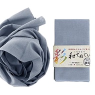 Fukutoku Sangyo Tenugui, plain, 100% cotton, gray, 33 x 100 cm, made in Japan, ready-to-use, soft, S