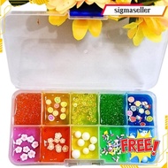 Sanrio Slime Palette Educational Toys 24 Pcs 10 Pcs Colorful Glitter Topping Slime Toys Bygheduplay 
