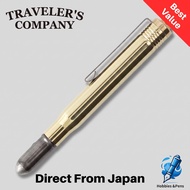 Travelers Company TRC Brass Ballpoint Pen Solid Brass Vintage Pocket Journal Pen Japan Tool